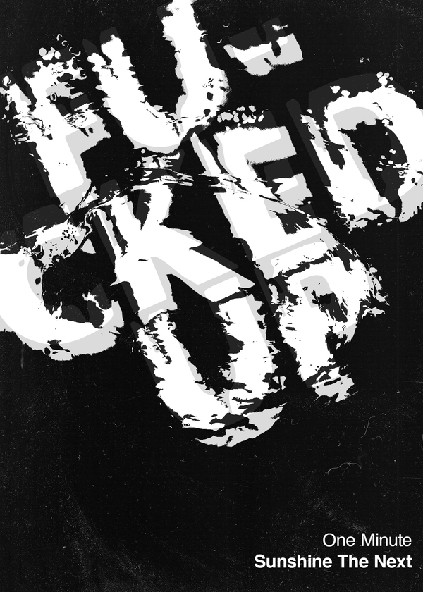 Messy Typography Poster Design